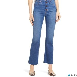 Madewell Cali demi boot cut jeans plus size 33